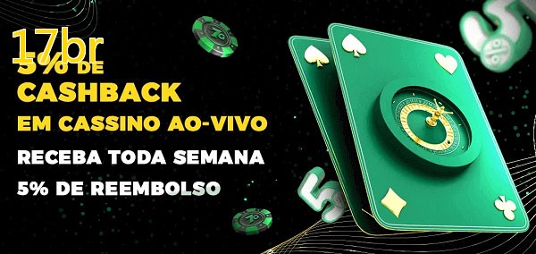 Promoções do cassino ao Vivo 17br